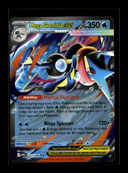 Pokemon Chaos Rising Mega Greninja ex 22