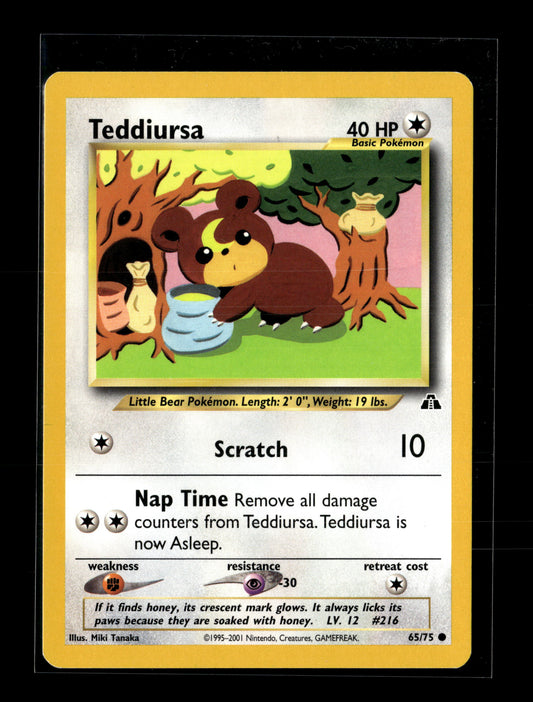 Pokemon Neo Discovery Teddiursa 65