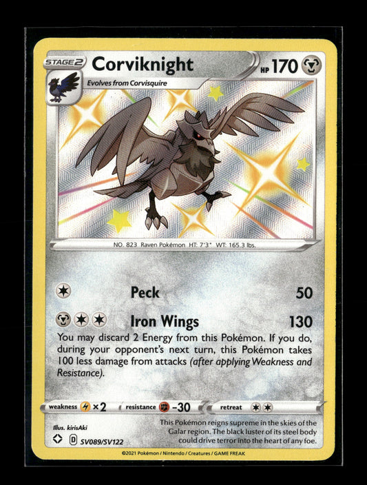 Pokemon Shining Fates Corviknight 89