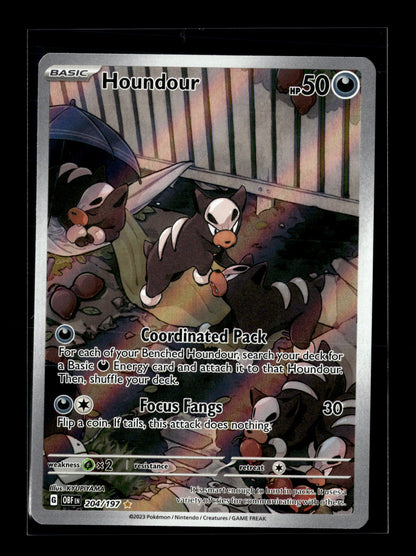 Pokemon Obsidian Flames Houndour 204