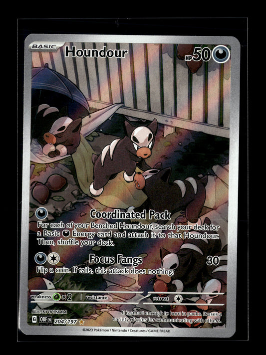 Pokemon Obsidian Flames Houndour 204