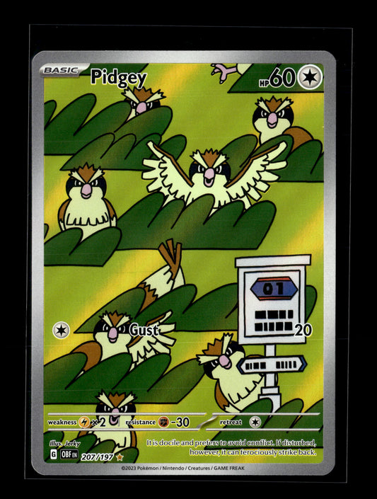 Pokemon Obsidian Flames Pidgey 207