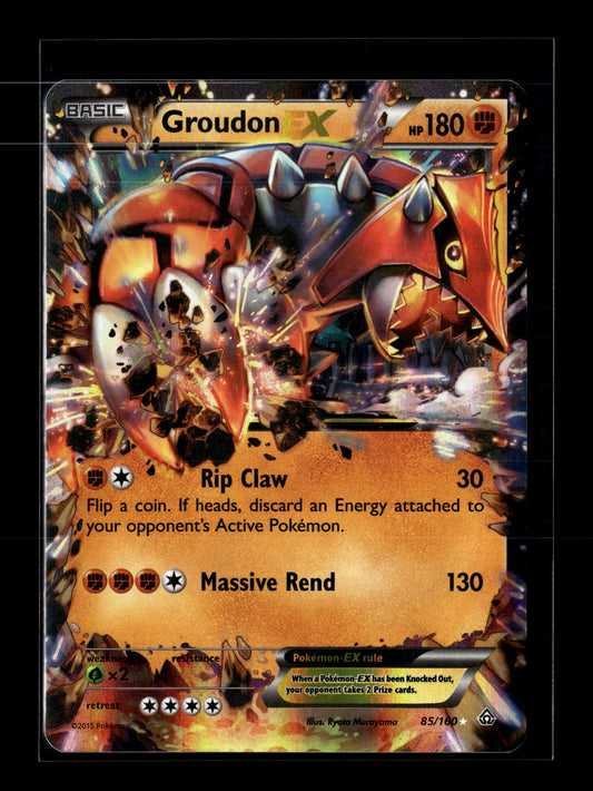 Pokemon Primal Clash Groudon EX 85