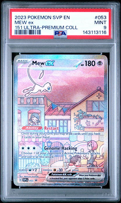 Pokemon Promo Mew ex 53 PSA 9