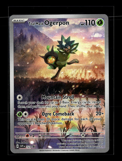 Pokemon Promo Teal Mask Ogerpon 123