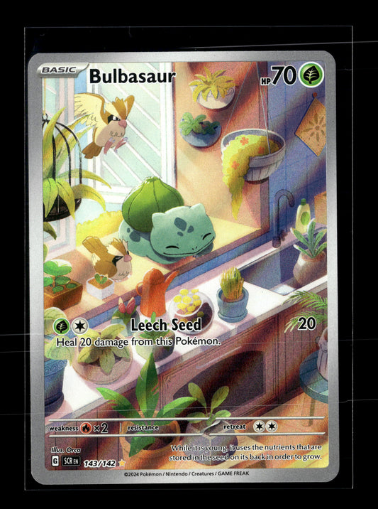 Pokemon Stellar Crown Bulbasaur 143