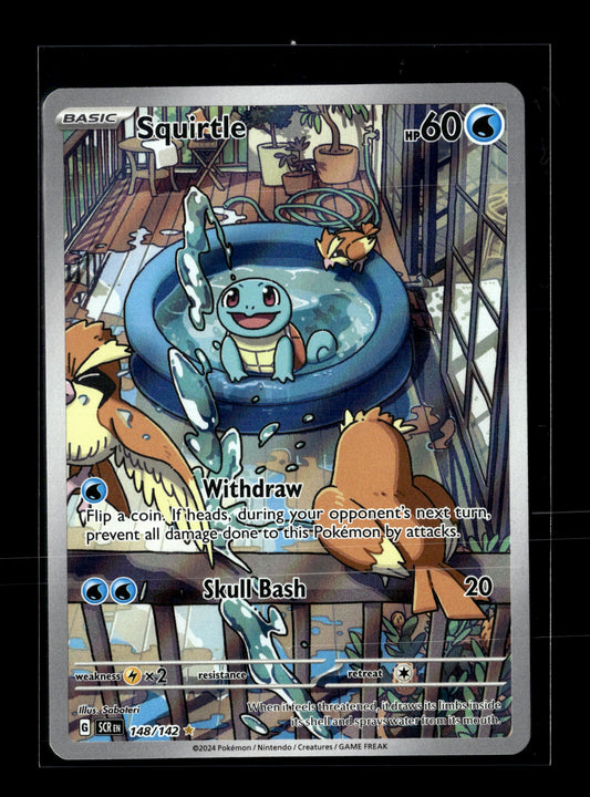 Pokemon Stellar Crown Squirtle 148