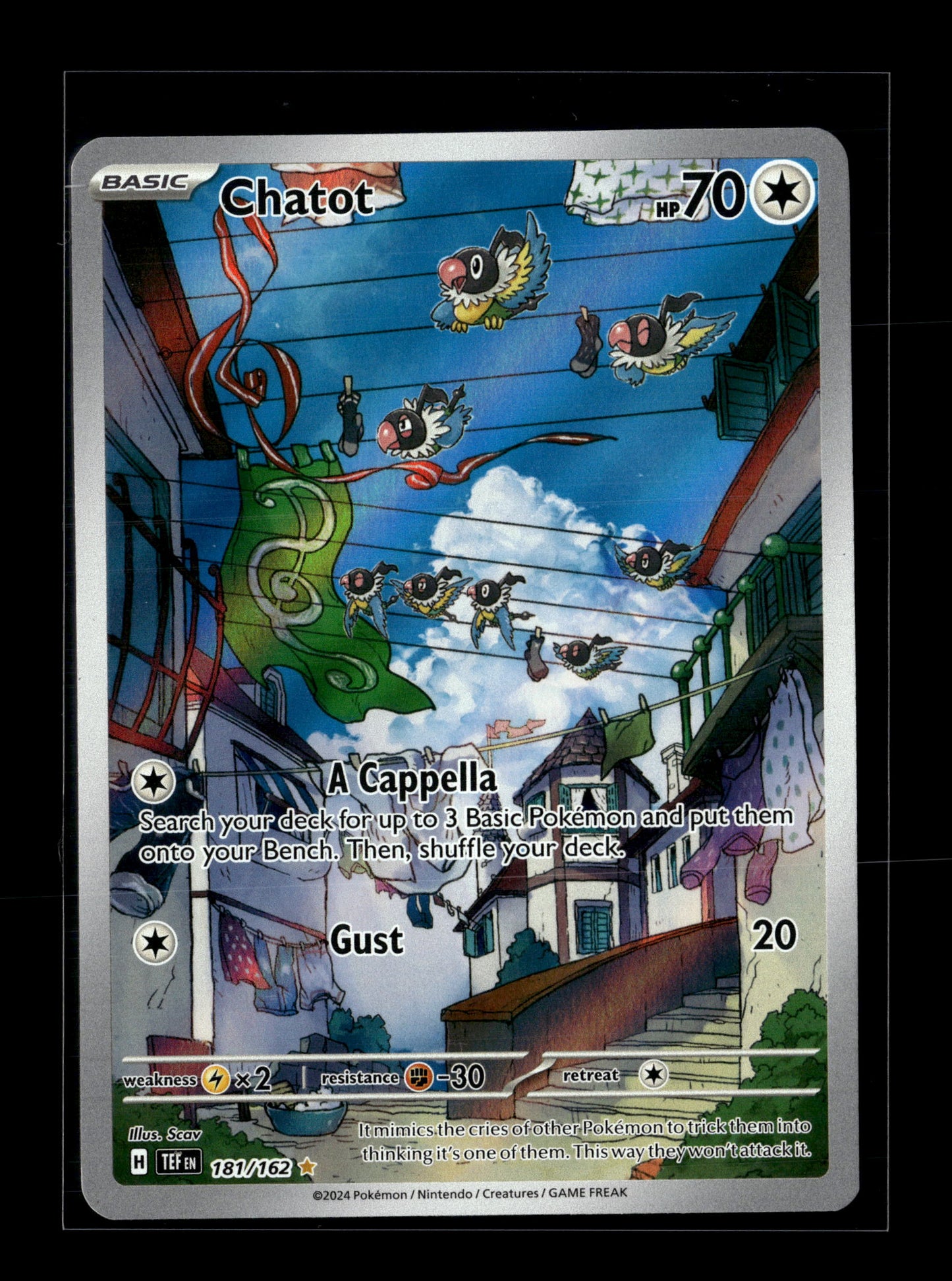 Pokemon Temporal Forces Chatot 181