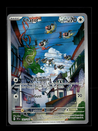 Pokemon Temporal Forces Chatot 181