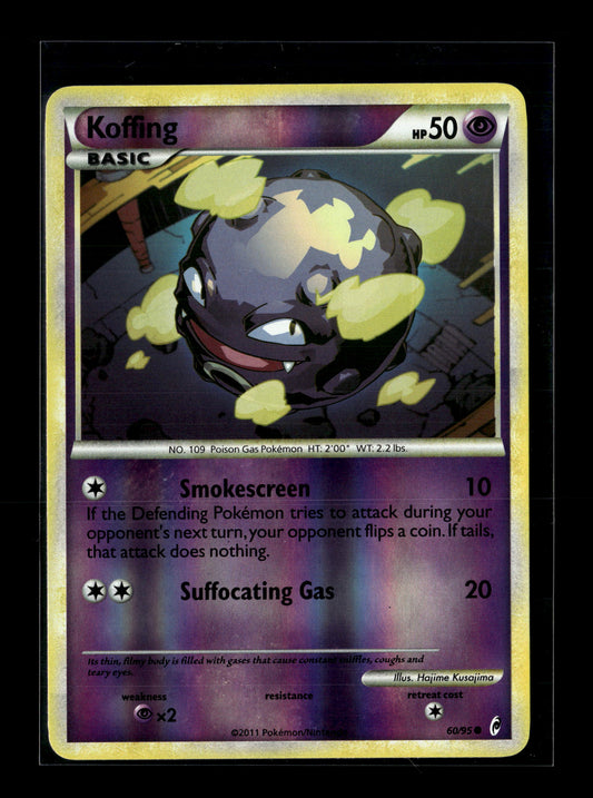 Pokemon Call of Legends Reverse Holo Koffing 60 - Lightly Played