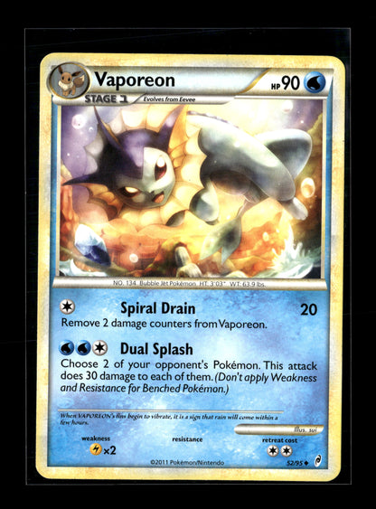 Pokemon Call of Legends Vaporeon 52