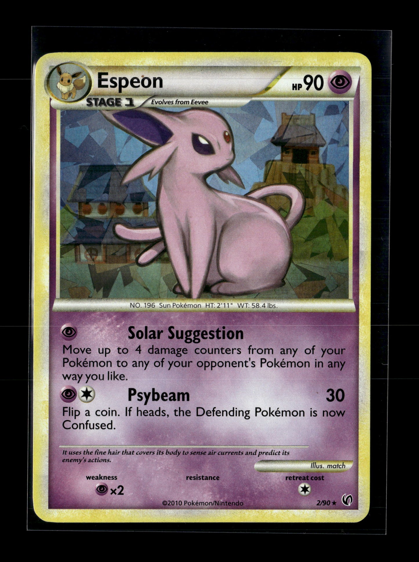 Pokemon Deck Exclusives Espeon Ice Holo 2