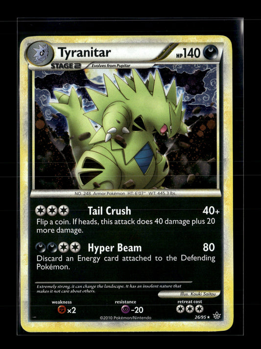 Pokemon Deck Exclusives Tyranitar 26 - Lightly Played