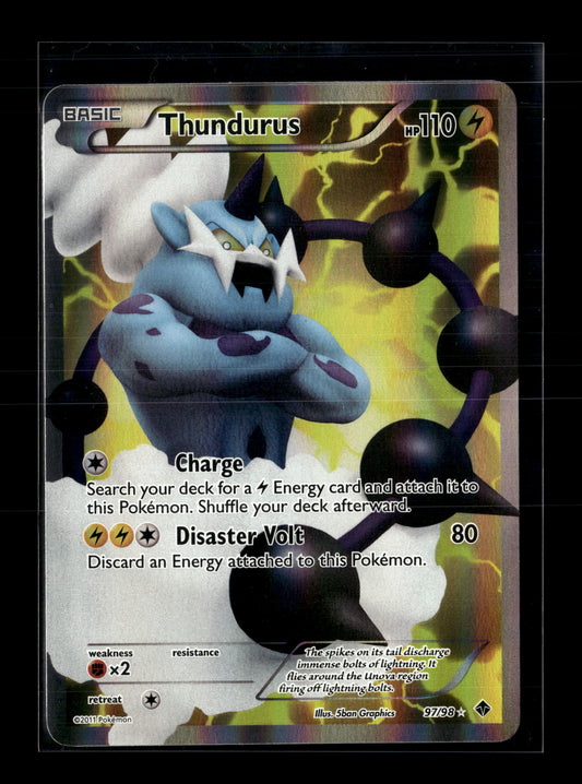 Pokemon Emerging Powers Thundurus 97 - Lightly Played