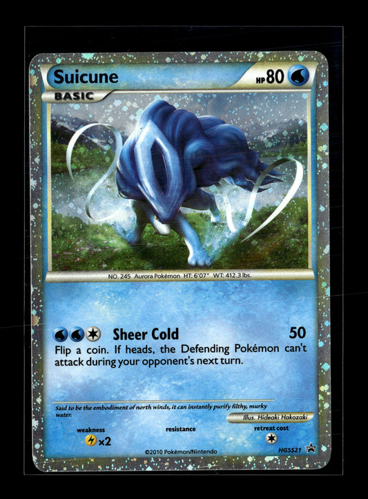 Pokemon HGSS Promo Suicune HGSS21 - Lightly Played