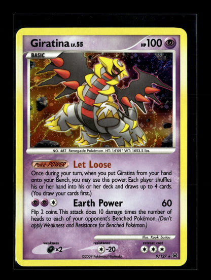 Pokemon Platinum Giratina Lv. 55 9 - Lightly Played