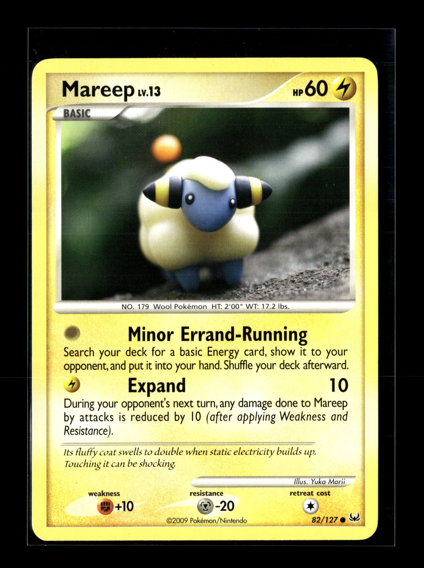 Pokemon Platinum Mareep 82 - Lightly Played