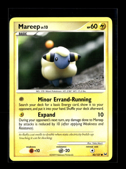 Pokemon Platinum Mareep 82 - Lightly Played