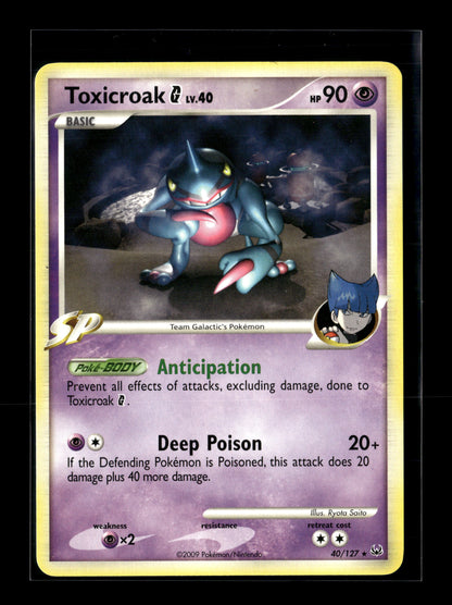Pokemon Platinum Toxicroak G 40