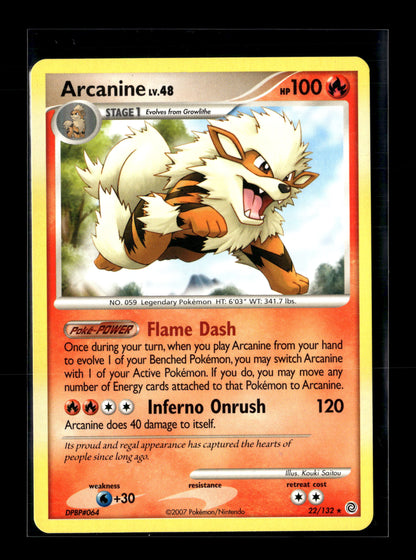 Pokemon Secret Wonders Arcanine 22