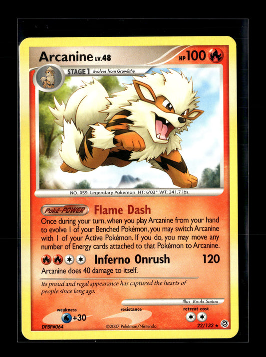 Pokemon Secret Wonders Arcanine 22