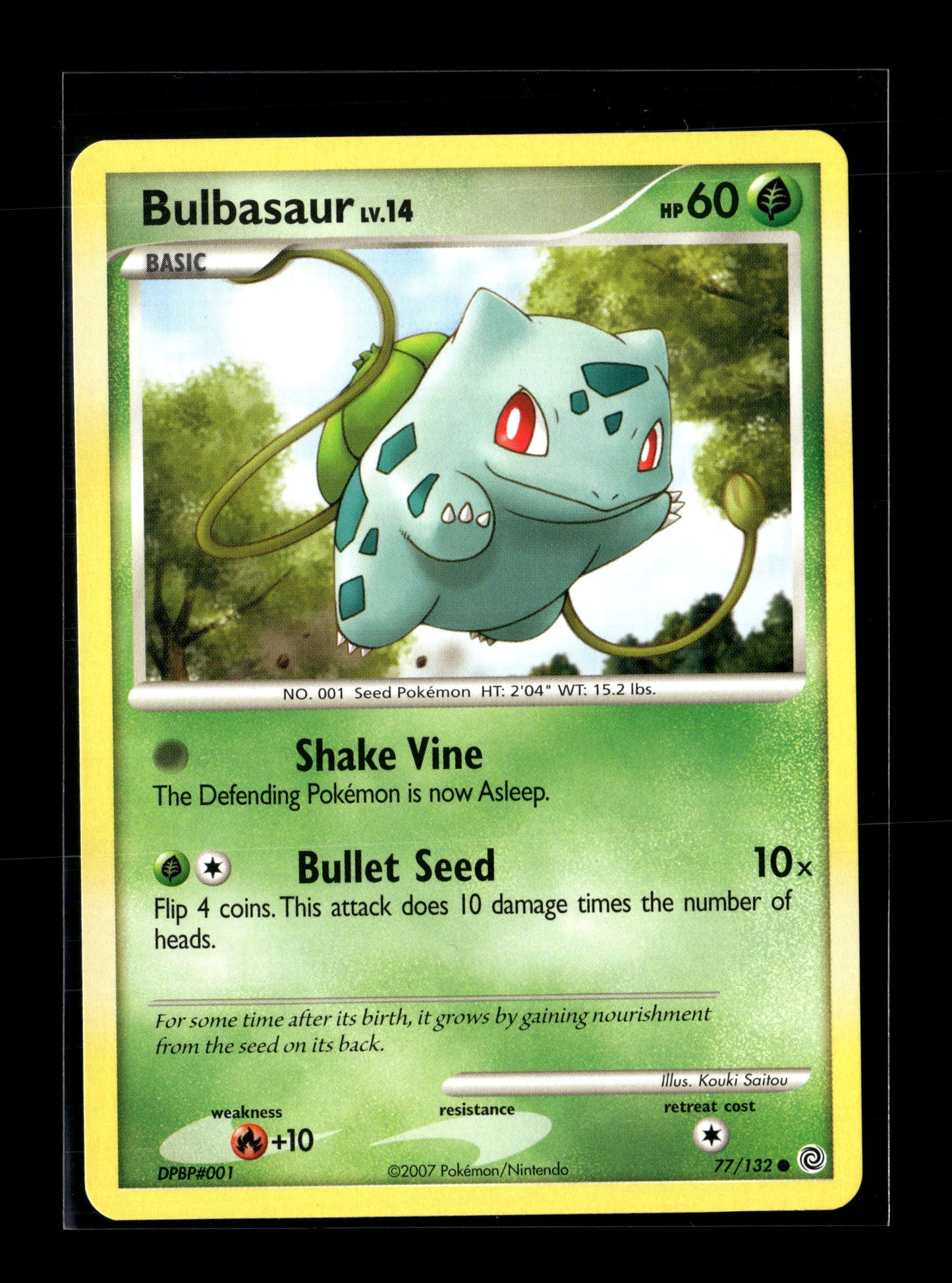 Pokemon Secret Wonders Bulbasaur 77