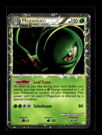 Pokemon HeartGold SoulSilver Meganium Prime 109 - Lightly Played