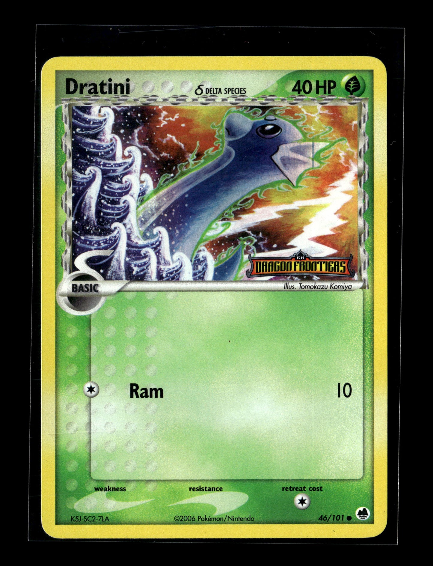 Pokemon EX Dragon Frontiers Dratini 46 - Lightly Played