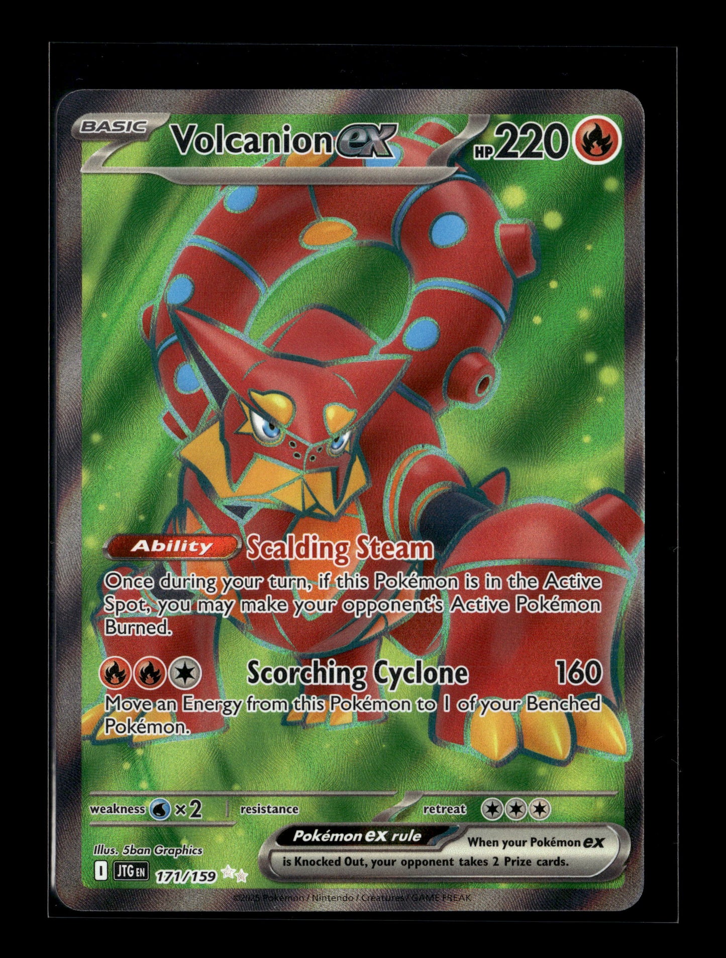 Pokemon Journey Together Volcanion ex 171