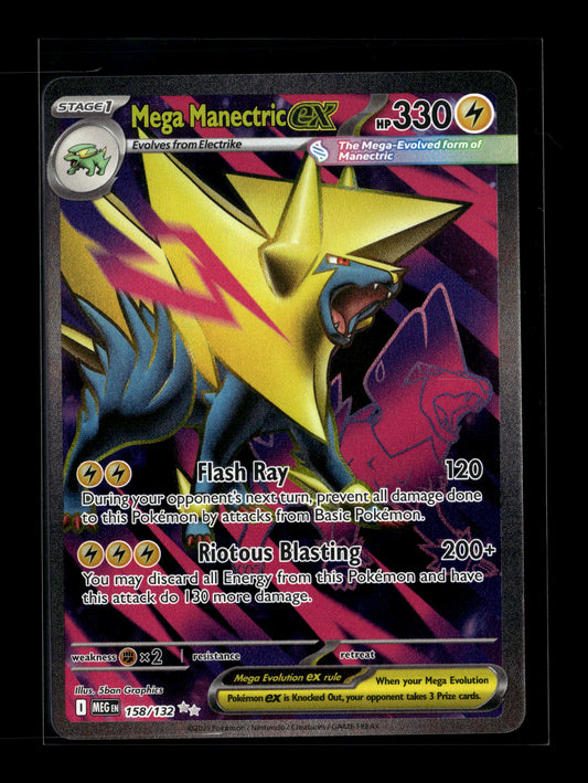 Pokemon Mega Evolution Mega Manectric ex 158