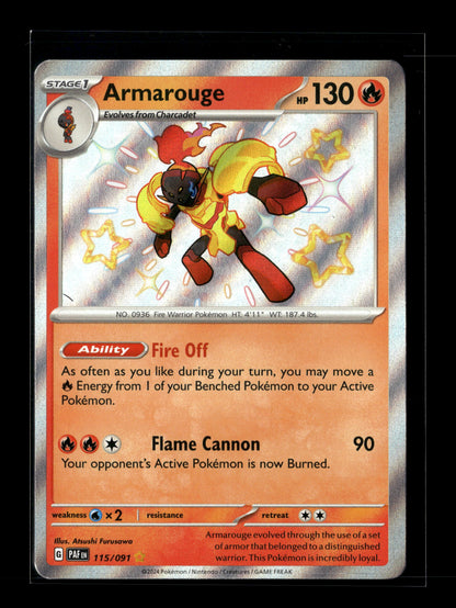 Pokemon Paldean Fates Armarouge 115