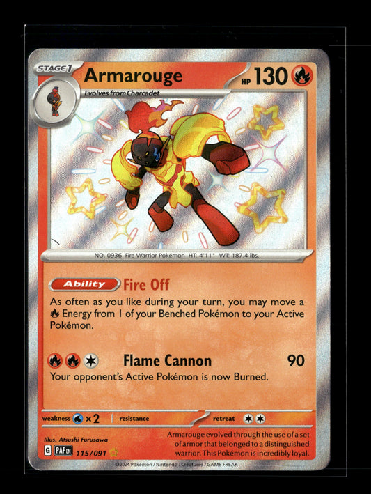 Pokemon Paldean Fates Armarouge 115