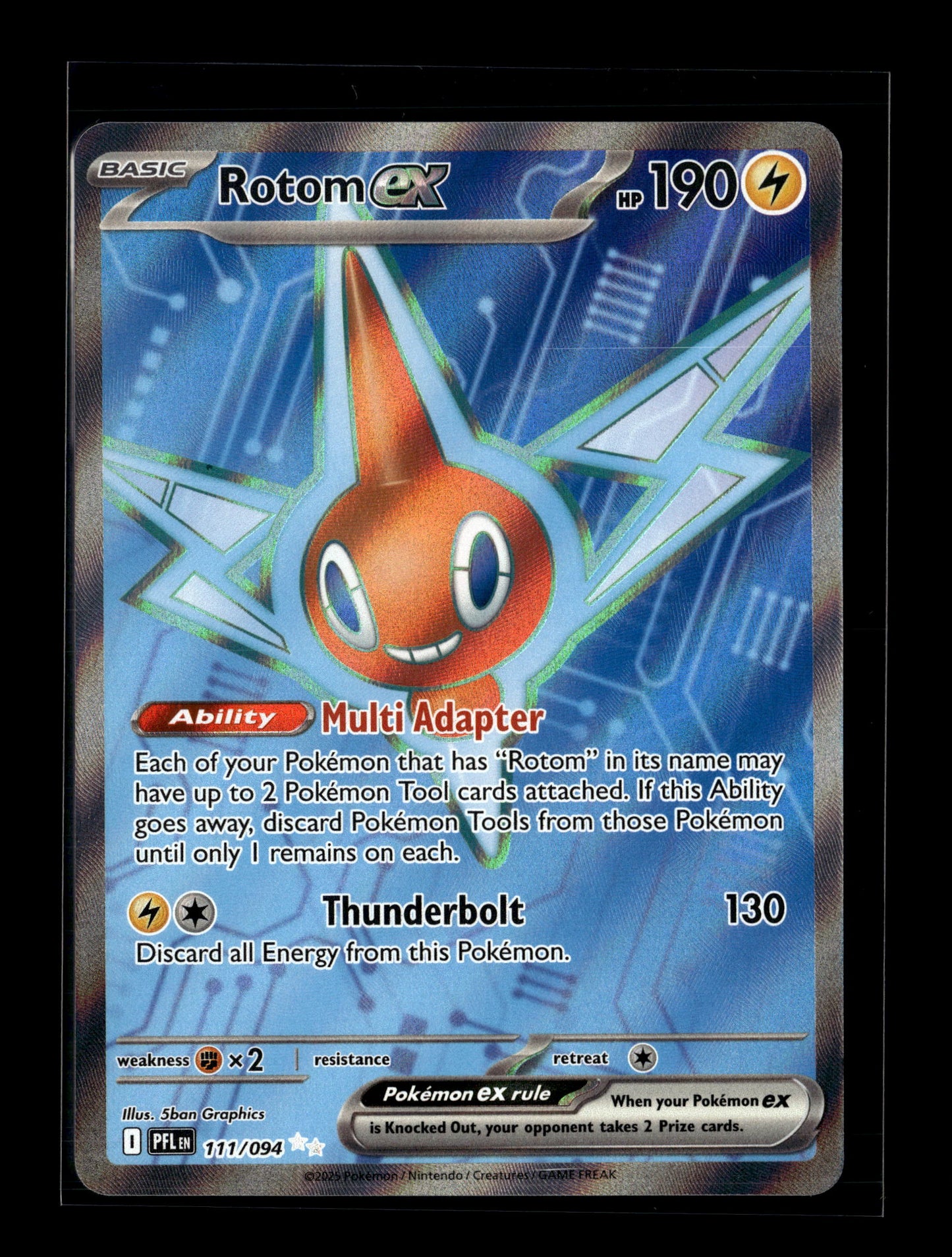 Pokemon Phantasmal Flames Rotom ex 111