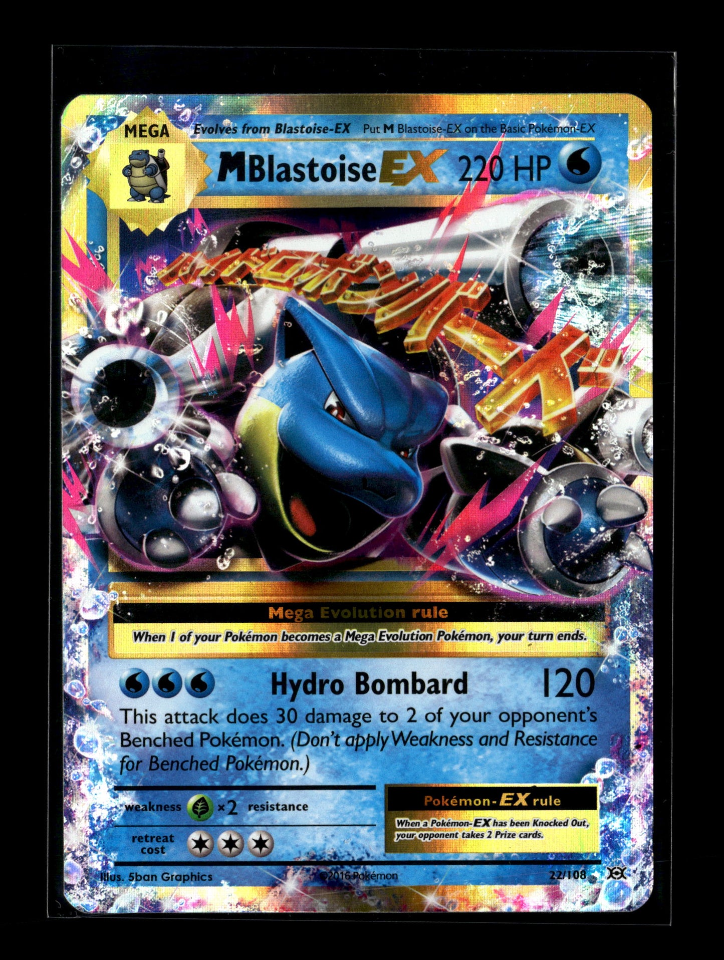 Pokemon Evolutions M Blastoise EX 22