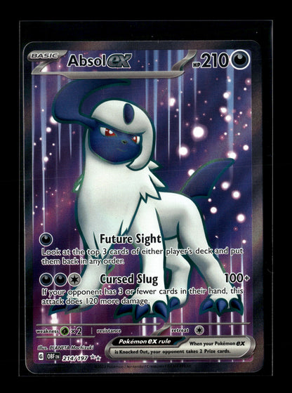 Pokemon Obsidian Flames Absol ex 214