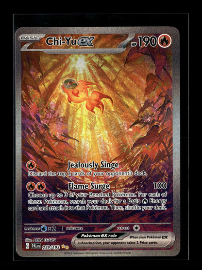 Pokemon Paldea Evolved Chi-Yu ex 259