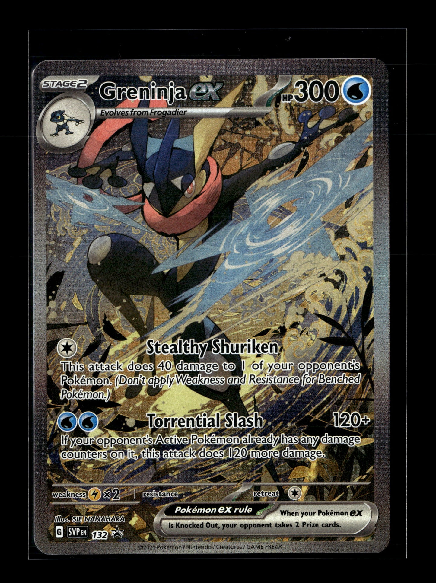 Pokemon Scarlet & Violet Promo Greninja ex 132