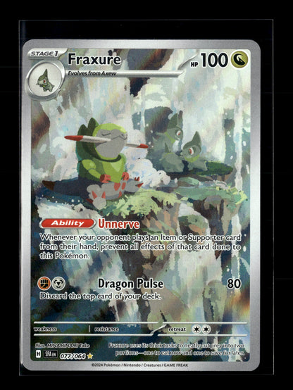 Pokemon Shrouded Fable Fraxure 77