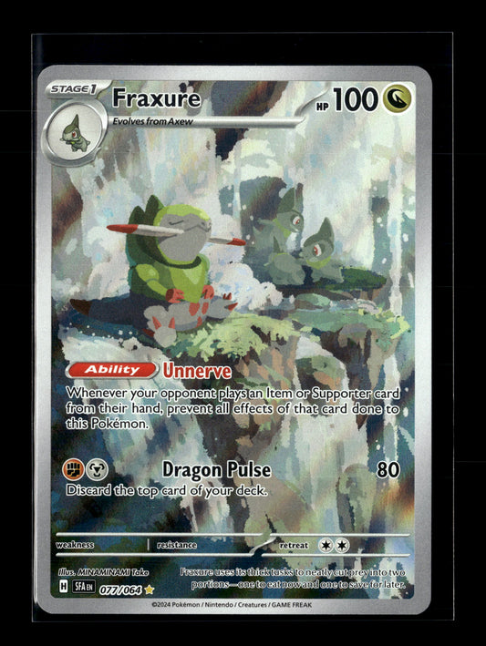 Pokemon Shrouded Fable Fraxure 77