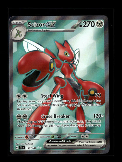 Pokemon Temporal Forces Scizor ex 195