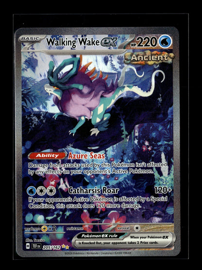 Pokemon Temporal Forces Walking Wake ex 205