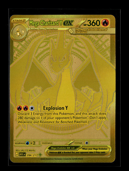Pokemon Ascended Heroes Mega Charizard Y ex 294