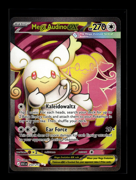 Pokemon Ascended Heroes Mega Audino ex 253
