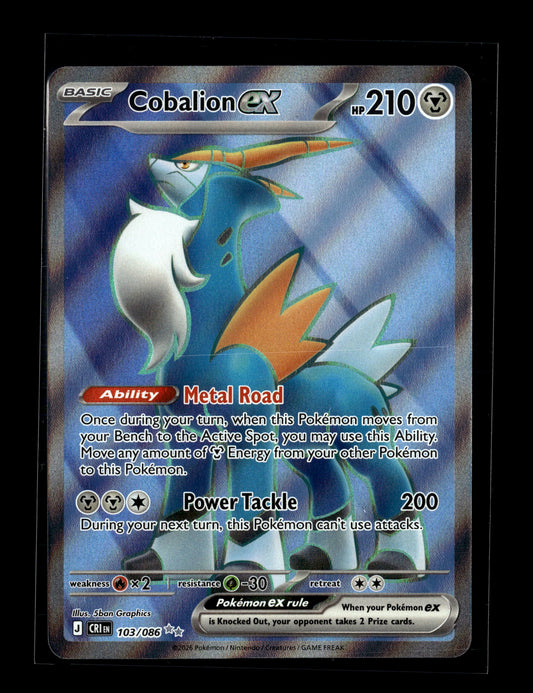 Pokemon Chaos Rising Cobalion ex 103