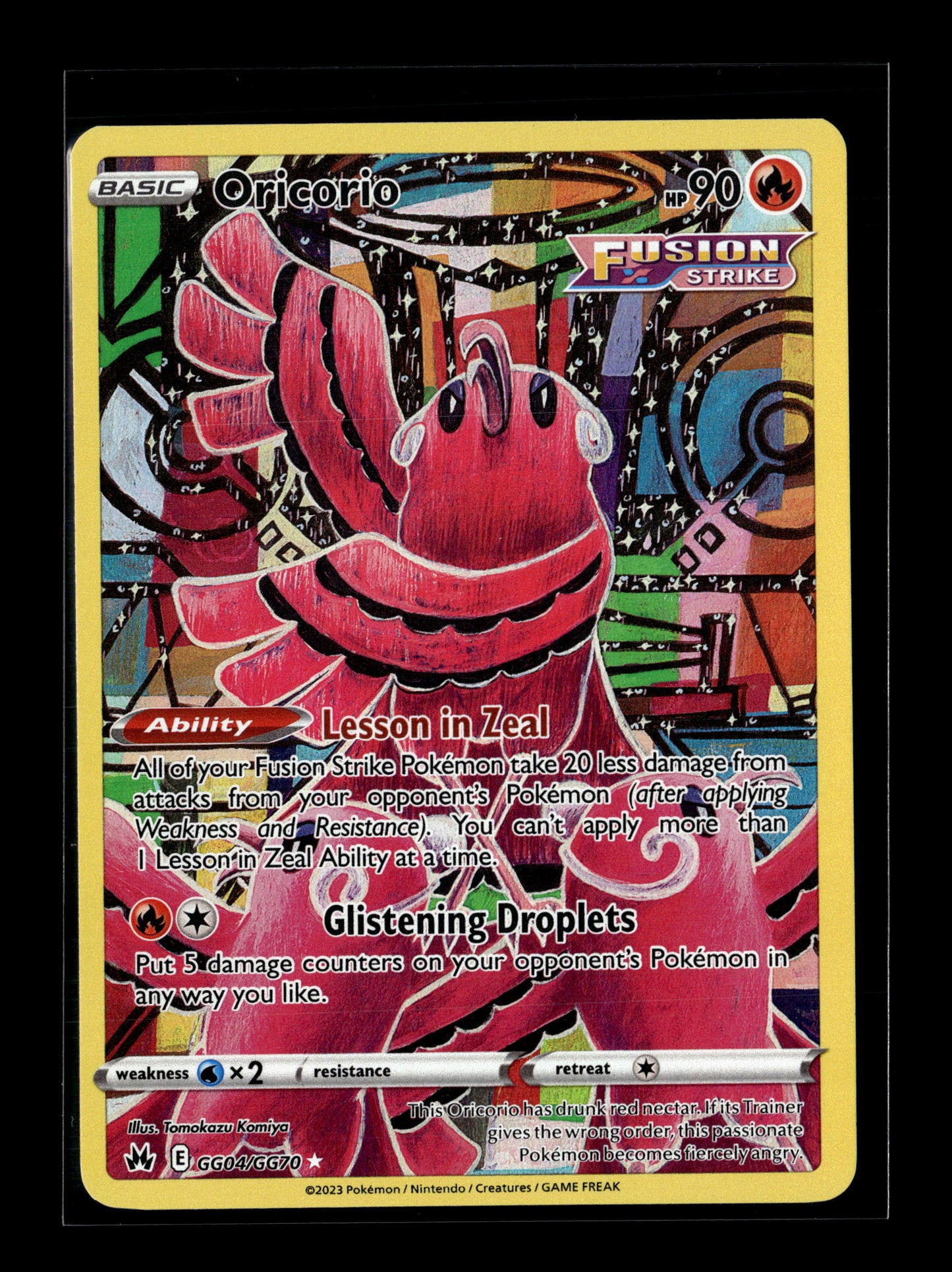Pokemon Crown Zenith Oricorio GG04