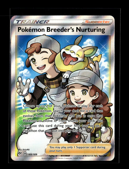 Pokemon Darkness Ablaze Pokemon Breeder's Nurturing 188