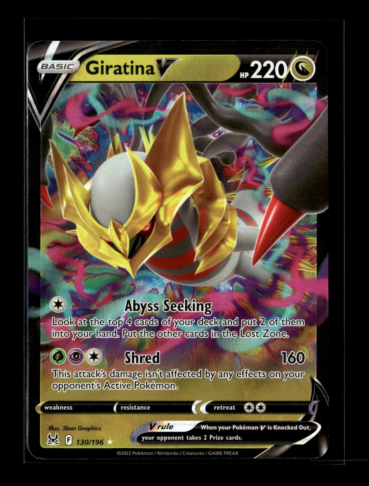 Pokemon Lost Origin Giratina V 130