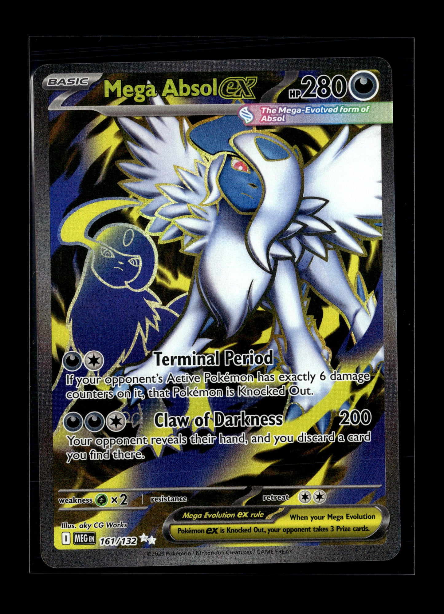 Pokemon Mega Evolution Mega Absol ex 161