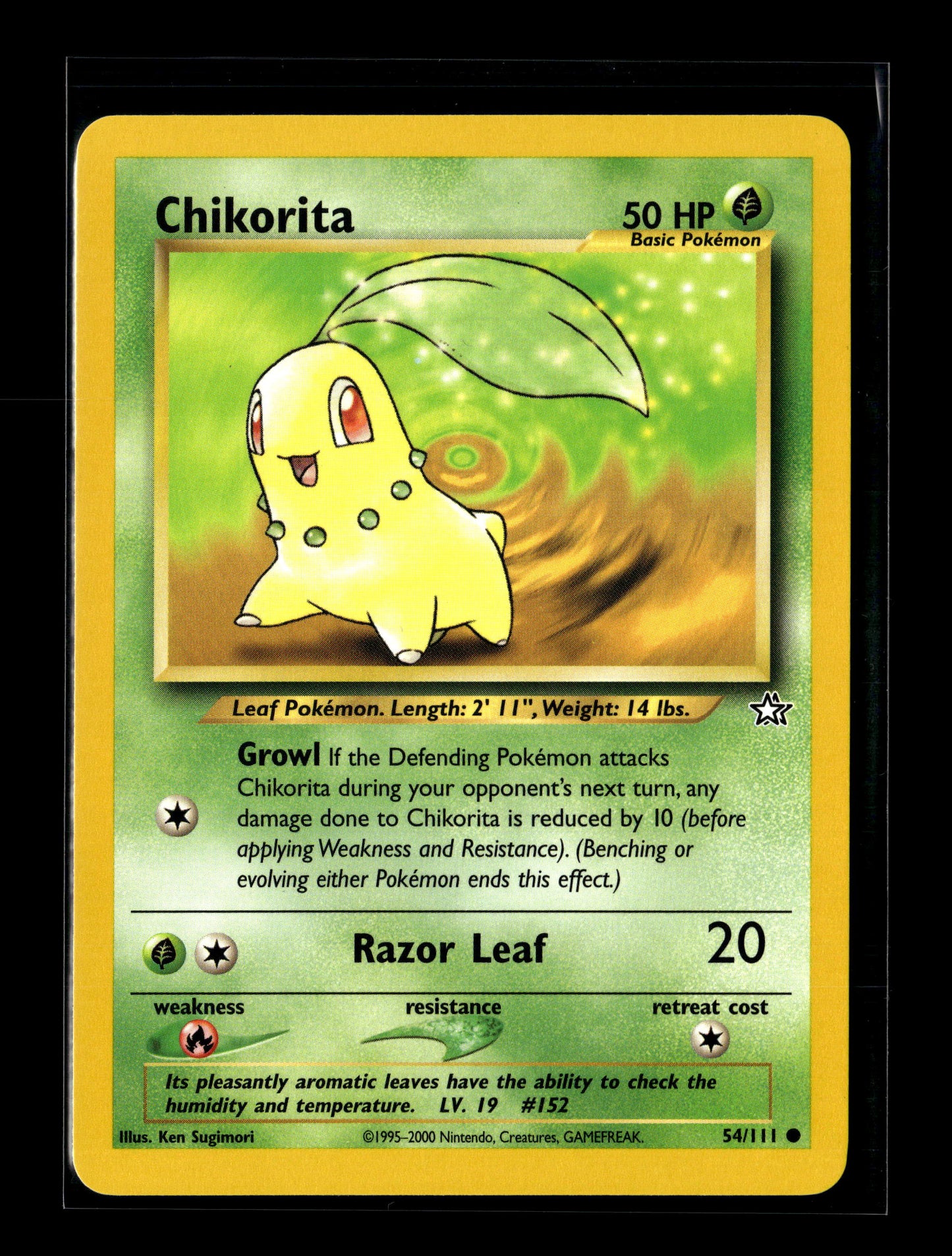 Pokemon Neo Genesis Chikorita 54