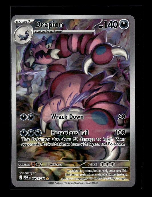 Pokemon Perfect Order Drapion 097